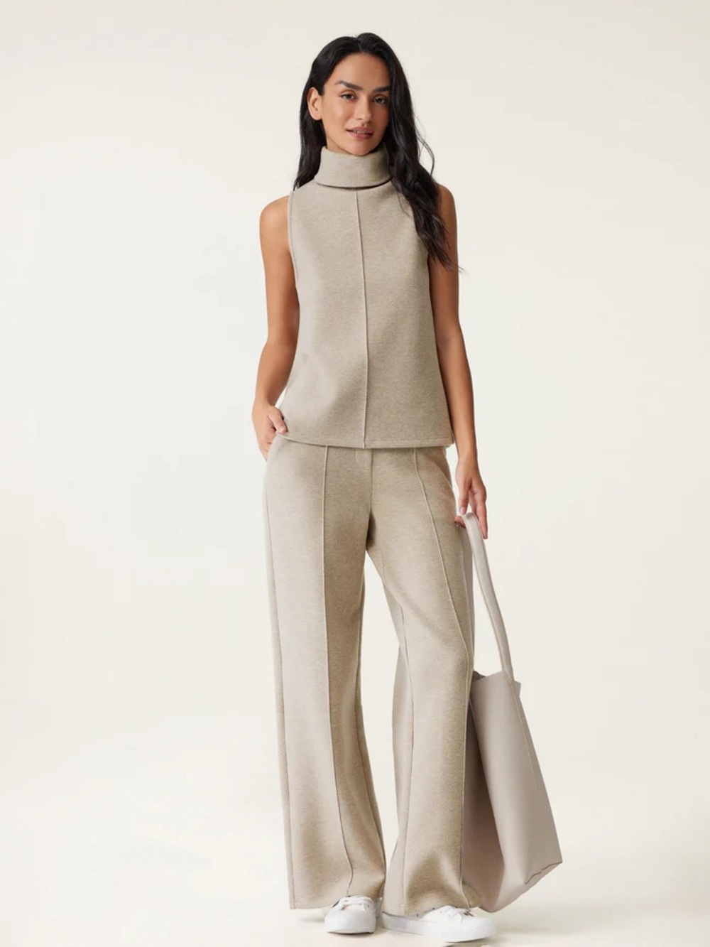 OGL Turtle Neck Split Hem Top - Picture 2 of 10